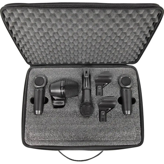 Shure PGASTKIT4 PGA 4 piece Studio Mic Kit, Cables and Carry Case