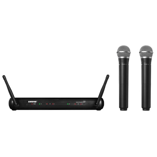 Shure SVX Dual Wireless Microphone System 2x PG58 Mic Vocal Handheld - SVX288PG58 (558-570Mhz)