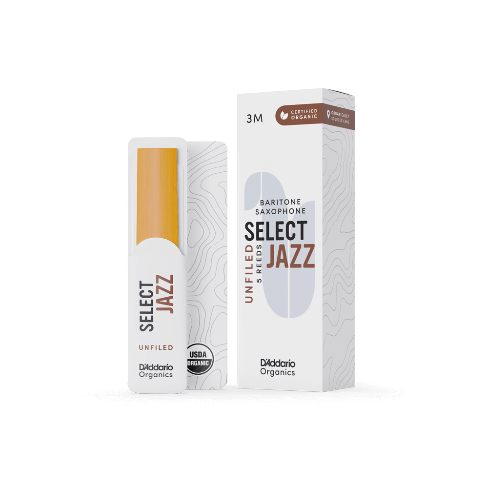 ORGANIC SELECT JAZZ UNFILED BARITONE SAXOPHONE REEDS