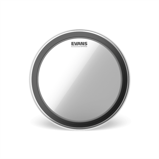 EVANS EMAD2 CLEAR BASS BATTER