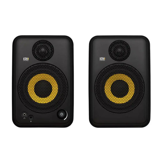 KRK GO AUX 4 - Portable Studio Monitors 4inch 2-Way w/ Measurement Mic
