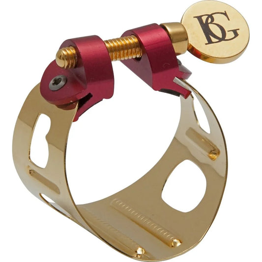 BG Ligature & Cap Tenor Sax, Duo, Gold Lacquered