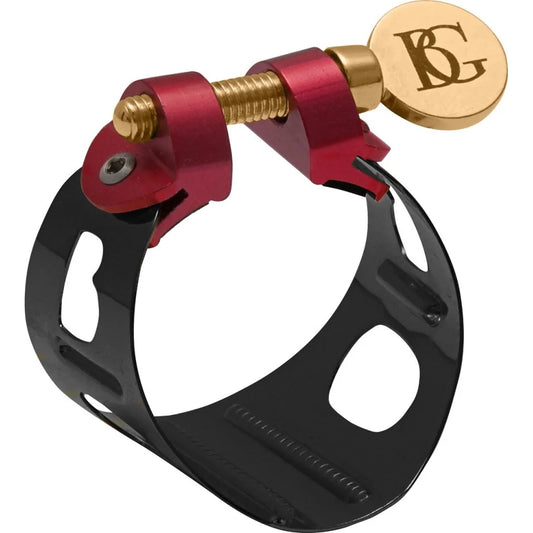 BG Ligature & Cap Soprano Sax, Duo, Metal Black Lacquered