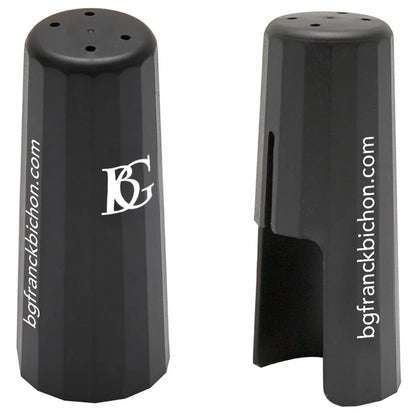 BG Ligature & Cap Universal Metal Jazz, Alto & Tenor Metal MP, Gold Lacquered