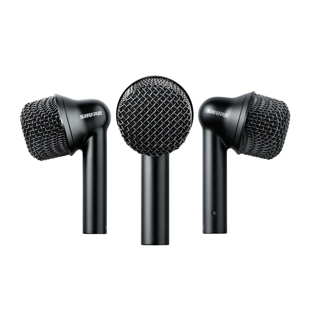 Shure Nexadyne 6 Supercardioid Dynamic Tom / Snare Drum Microphone 3 Pack