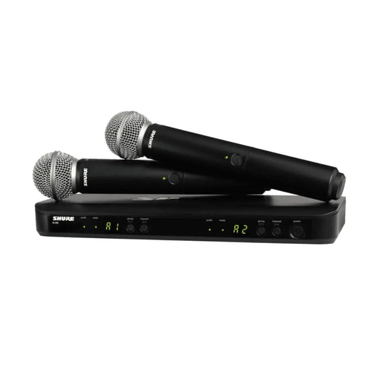 Shure BLX288 PG58 Wireless Dual Handheld System M17 662-686MHz